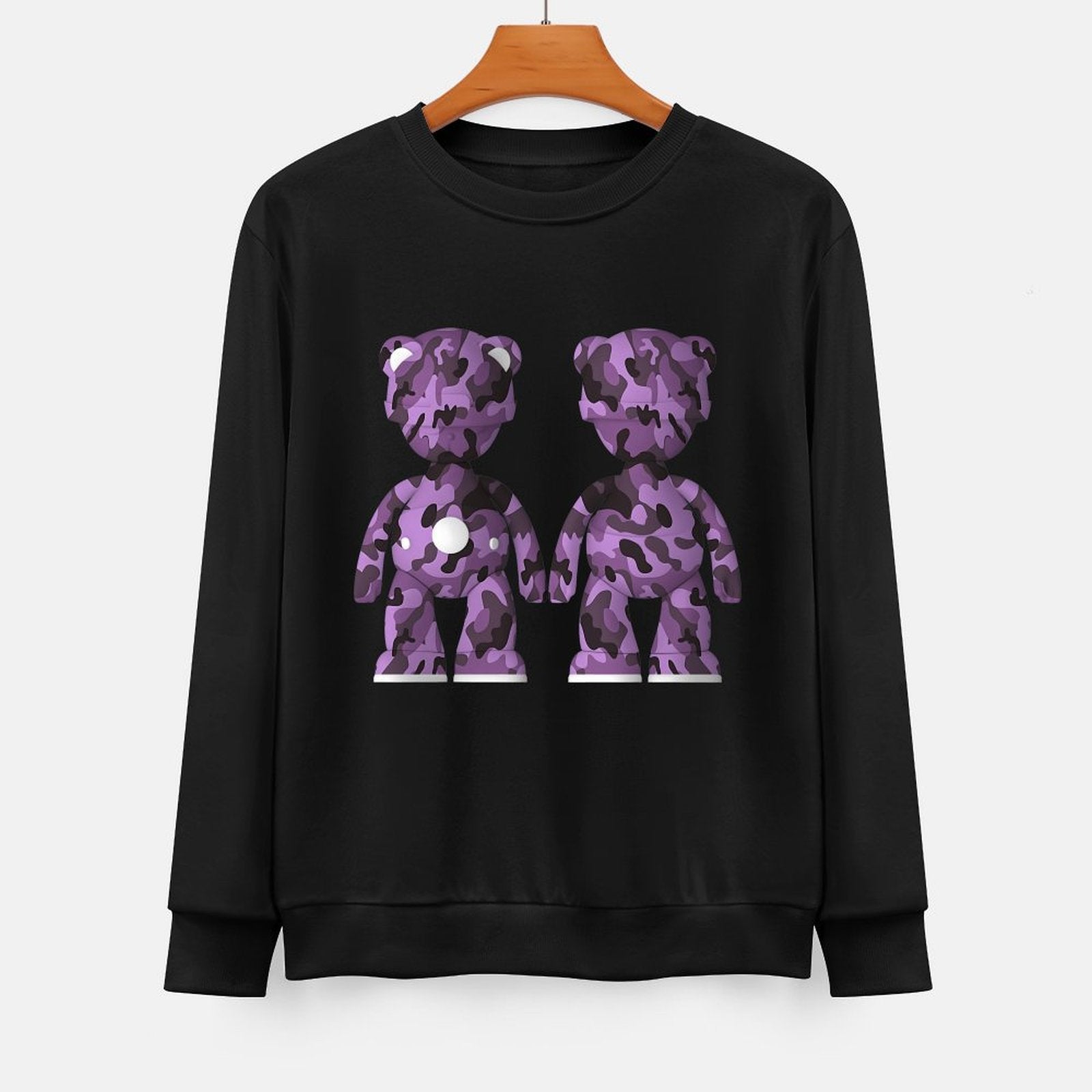 Long Sleeve With Front PatternSimple Crisp Print